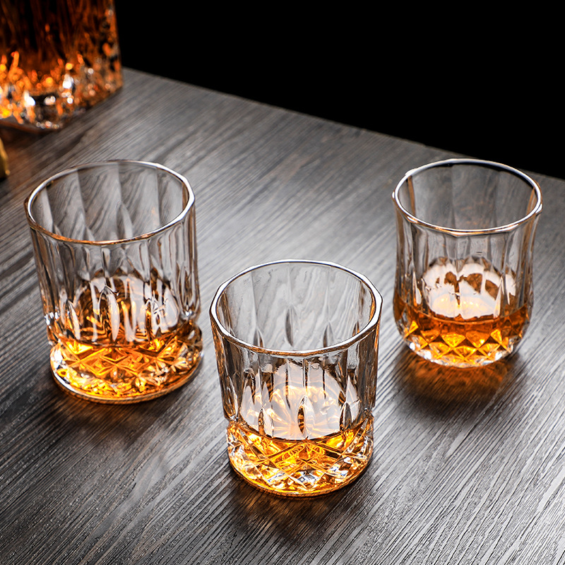 Bộ Ly Uống Rượu Whisky Pha Lê BOHEMIA 6 Sets 320ML Phong Cách Châu Âu - Hàng Nhập Khẩu