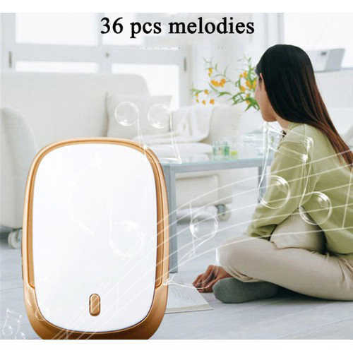 Chuông Cửa Không Dây Thông Minh Báo Khách Điều Khiển Từ Xa 300m Chống Nước Cao Cấp, 36 Tiếng Nhạc Chuông