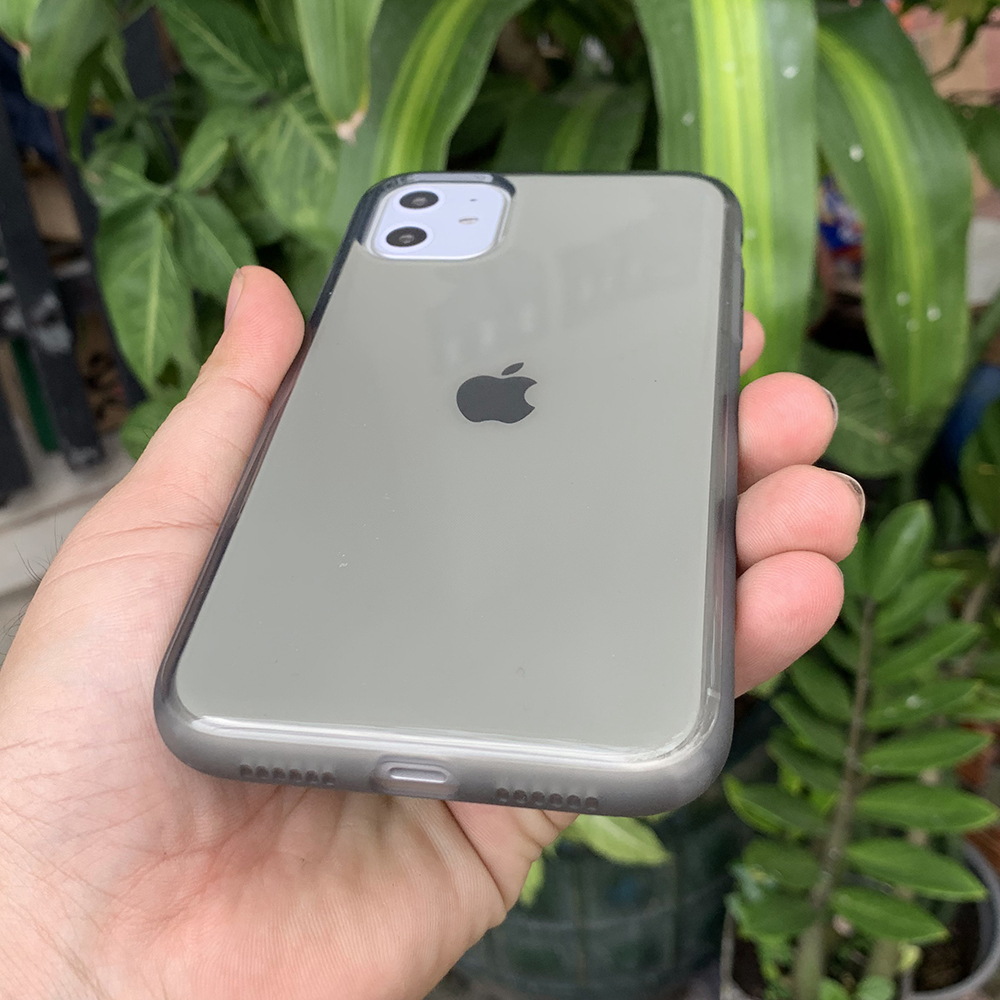 Ốp lưng dẻo chống sốc cao cấp dành cho iPhone 11 - Màu đen mờ