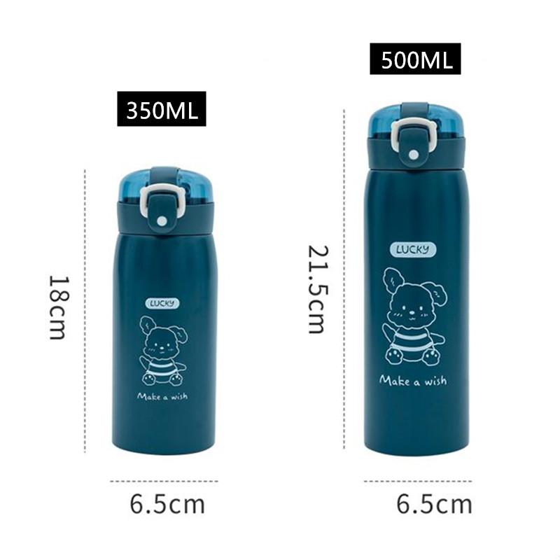 Di Động Trẻ Em Giữ Nhiệt Cốc Tập Uống Có Ống Hút Inox Hoạt Hình Máy Hút Bình Trẻ Em Dễ Thương Nhiệt Nước Tumbler Thermocup