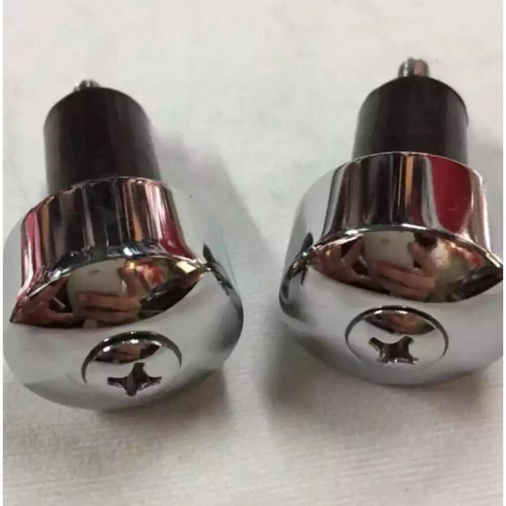 Cặp gù xi trắng kiểu atila rẻ đẹp gắn các loại xe máy