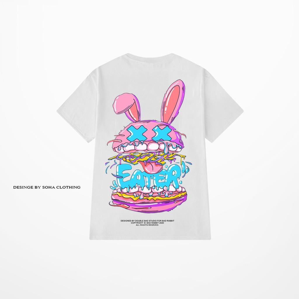 ÁO THUN TAY NGẮN NAM NỮ Bad Rabbit Unisex, SoHa Clothing