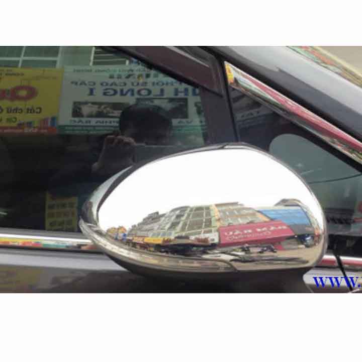Ốp Trang Trí Gương Chiếu Hậu Mạ Crom Cho Xe Kia Rio