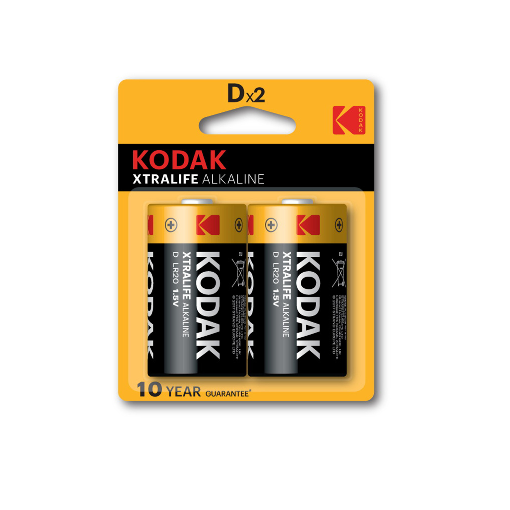 Bộ 2 Pin Kodak Alkaline D UBL IB0161