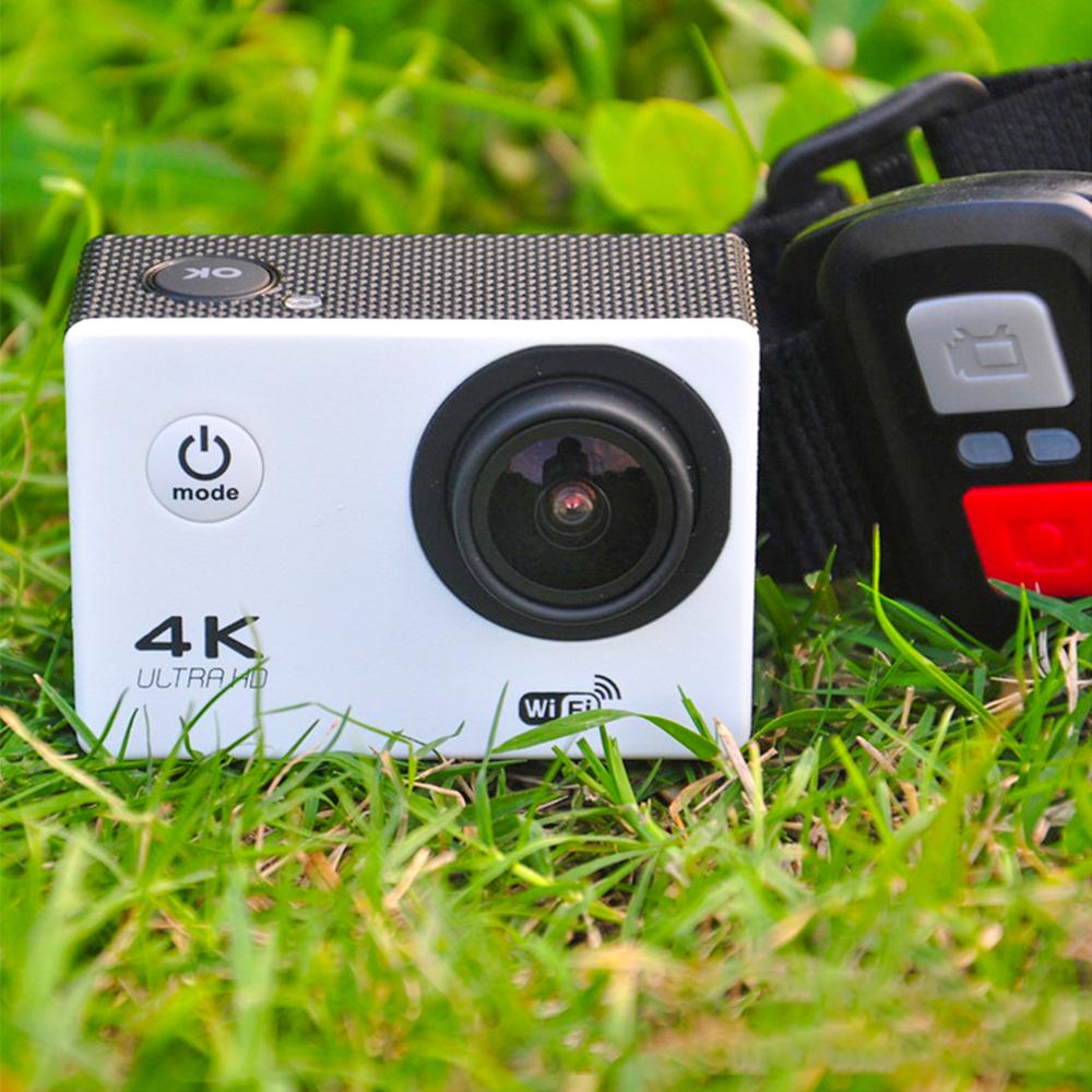 Camera hành động mới Pro Ultra HD 4K 30fps 2inch LCD Hiển thị mũ bảo hiểm chống nước GO DV Video Ghi máy camera Sport Cam