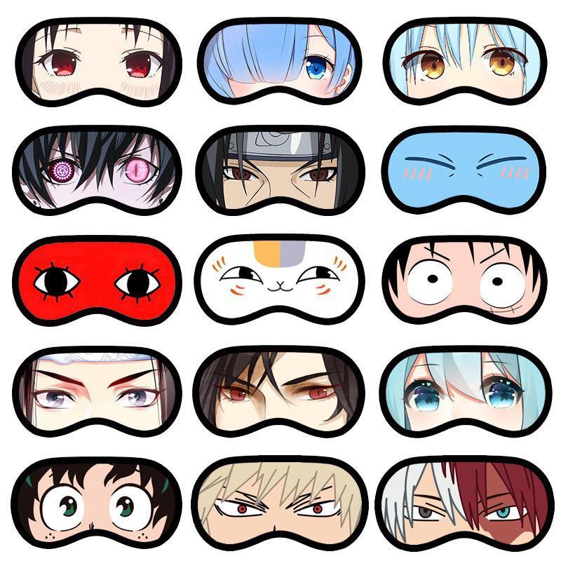 Bịt mắt ngủ anime ma đạo tổ sư okita gintama one piece luffy conan hero academy sanji