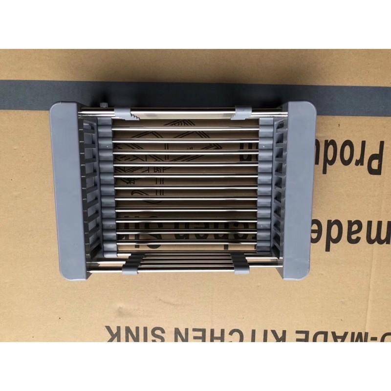 Khay inox gấp gọn để bồn rửa thông minh đa năng Đà Nẵng