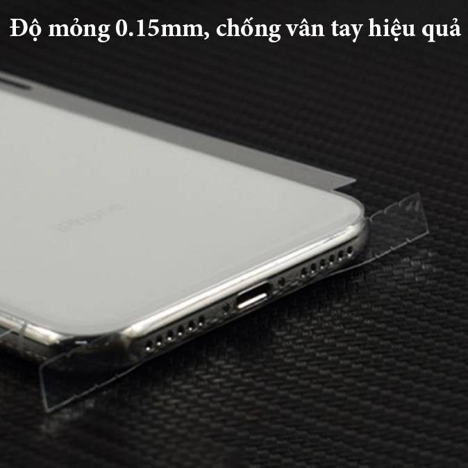 Miếng dán dẻo PPF Full mặt lưng và viền cho iPhone 11 Pro Max (6.5 inch) (siêu mỏng 0.1mm, chống trầy, bảo vệ máy, khả năng phục hồi) - Hàng nhập khẩu