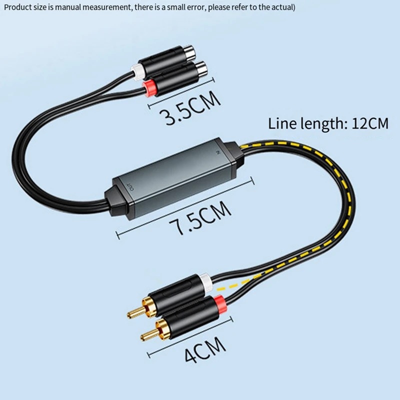 ROGTZ Bộ Mạch Lọc Nhiễu Tín Hiệu Và Giảm Tiếng Ồn Âm Thanh AUX 3.5mm Cho Xe Hơi, DVD,TV - Hàng Nhập Khẩu