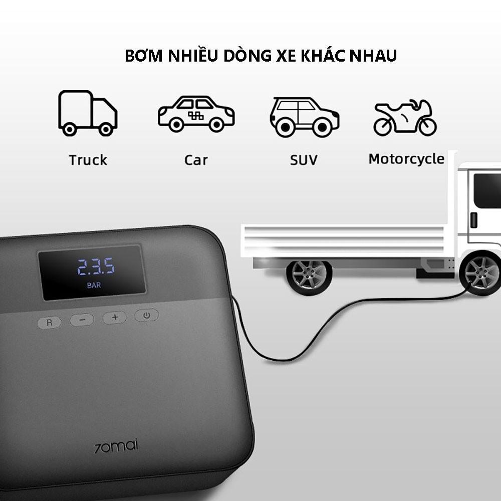 Máy bơm lốp xe ô tô mini tự động Xiaomi 70mai Midrive TP03 - Bảo hành 12 tháng - Shop Điện Máy Center