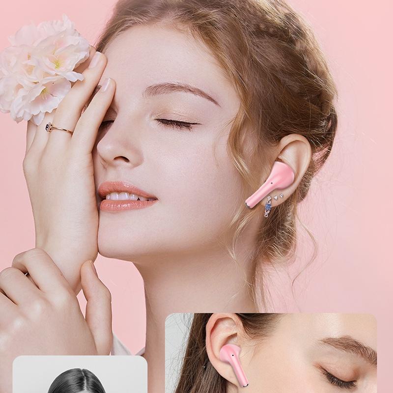 Tai nghe chơi game in-ear Bluetooth 5.1 không dây ONIKUMA T35 với micrô và đèn RGB, nút cảm ứng