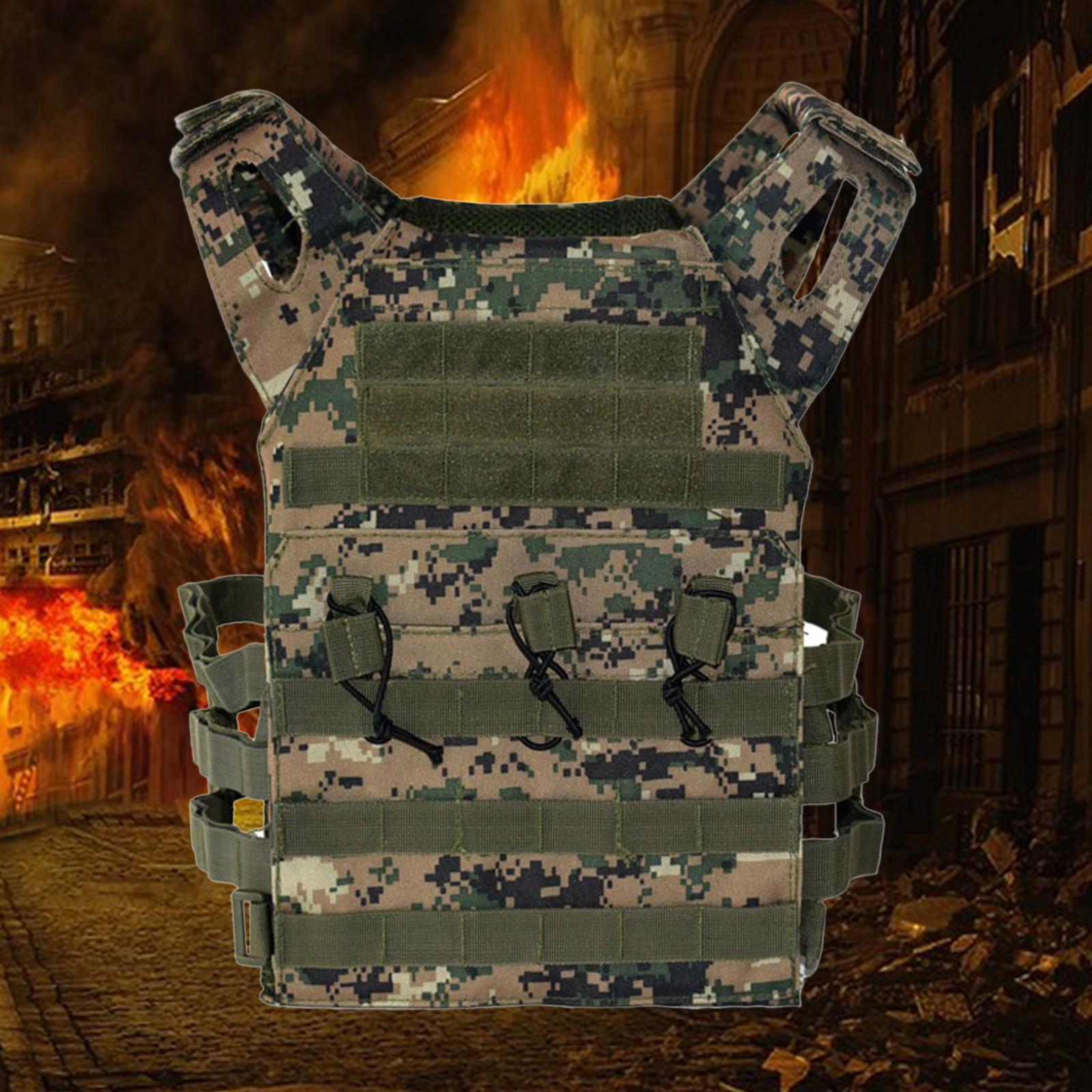 Vest Trainning Combat Swat Assault Shooting Hunting Outdoor Molle Vest