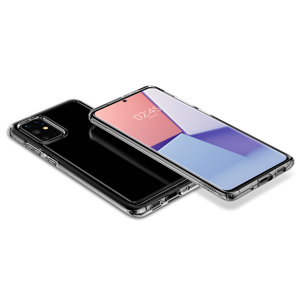 Ốp lưng Spigen Crystal Hybrid dành cho Galaxy S20 Plus Case - Hàng Chính hãng