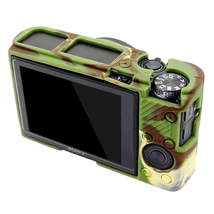 Bao Silicon Puluz Cho Máy Sony Rx100 III / IV / V (Màu Camouflage) - Hàng Nhập Khẩu