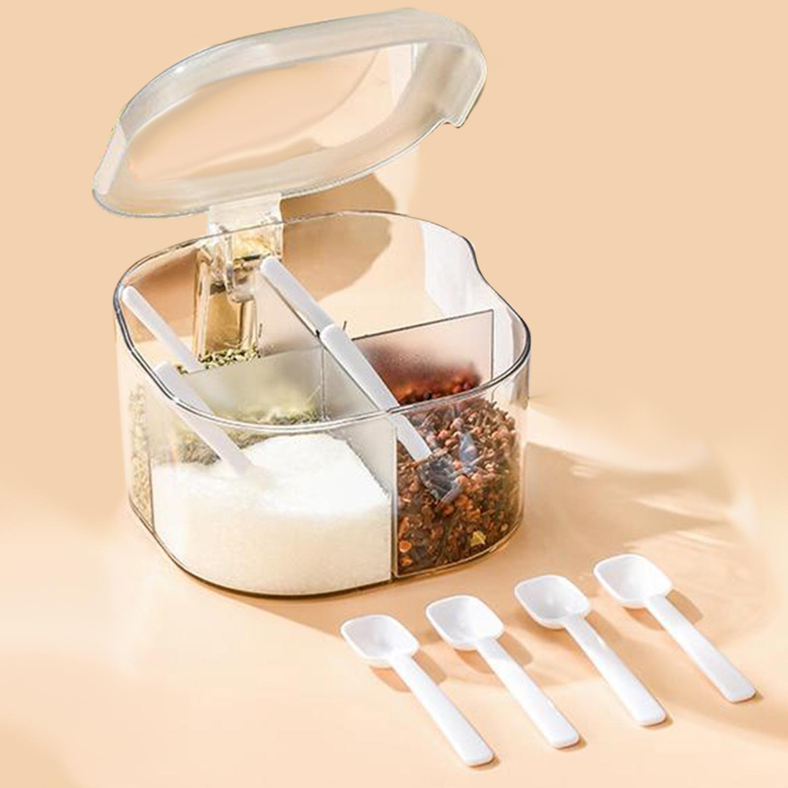 Spice Storage Container Kitchen Storage Tool Clear for Dining Room Kitchen