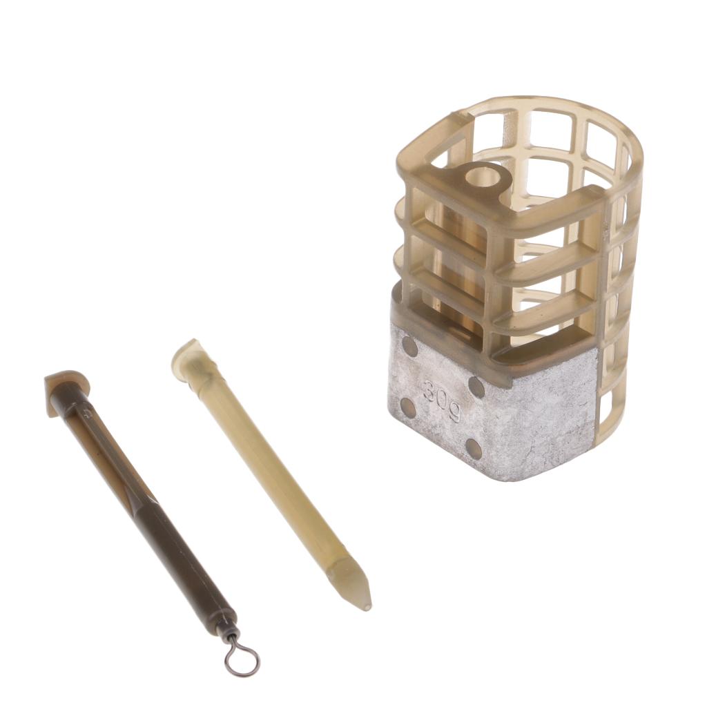 Fishing Quick Change Feeder Lure Bait Cage Feeder Fishing Trap Basket S