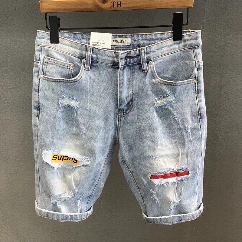 Quần Short Nam Chất Jean Co Giãn, Quần Đùi Nam thời trang cao cấp MuradFashion NT35