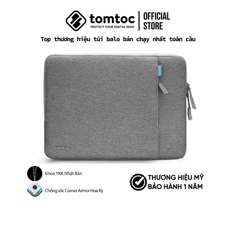 Túi chống sốc Tomtoc Protective 360 cho Macbook Pro 16 - Hàng chính hãng