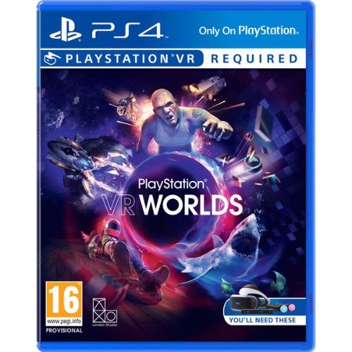 Combo Kính Thực Tế Ảo Playstation VR Sony (V2) Kèm 2 đĩa game Gran Turismo và Playstation Vr Worlds - Hàng Chính Hãng