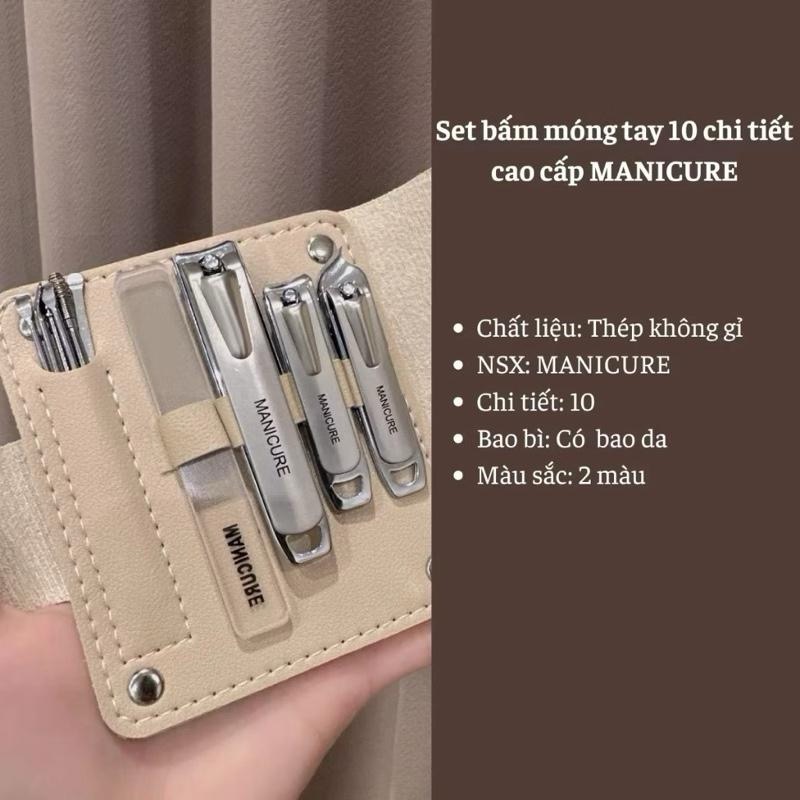 [AnhOtShop] Bộ bấm móng tay 10 chi tiết, 16 chi tiết - Dụng cụ làm đẹp móng tay tiện dụng nhỏ gọn