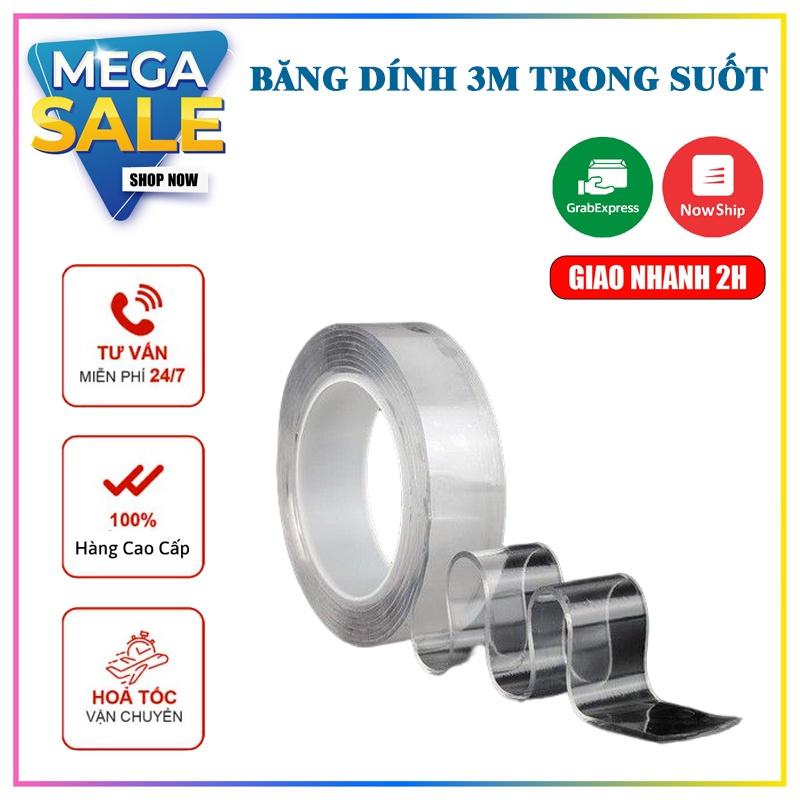 Băng dính 2 mặt trong suốt Ivi Grip tape