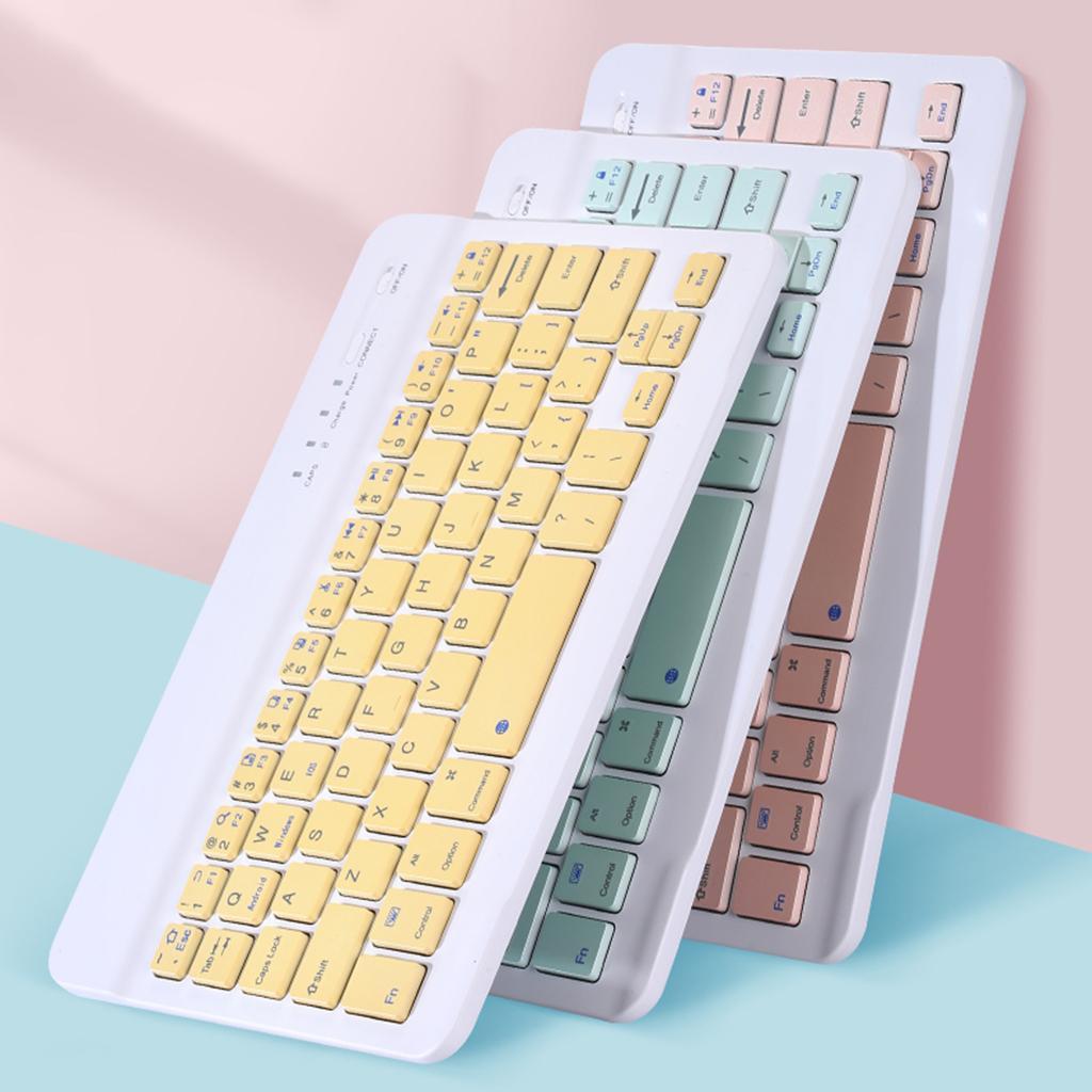 2.4GHz Bluetooth Keyboard Mouse Comb Set for iPad 10inch pink