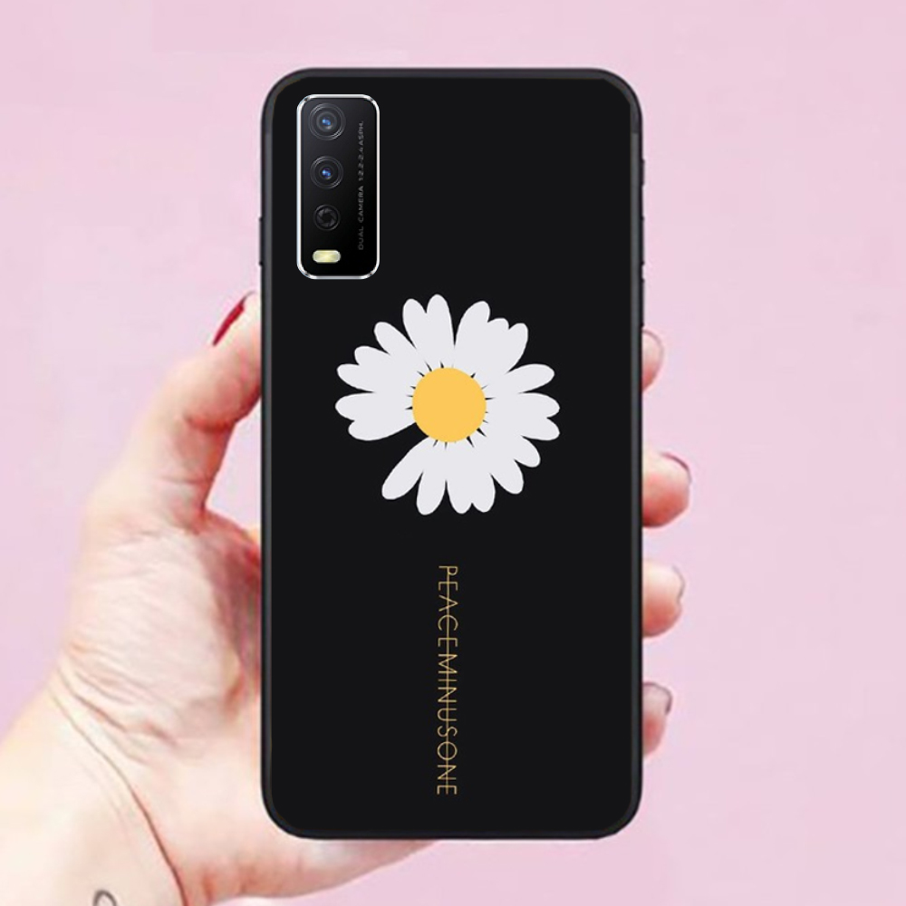 Ốp lưng điện thoại dành cho Vivo Y12S/Y20/Y20S/Y21S Hình Hoa Cúc