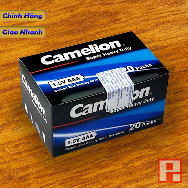 Pin camelion thông dụng AAA 1.5v 1 hộp 40 viên