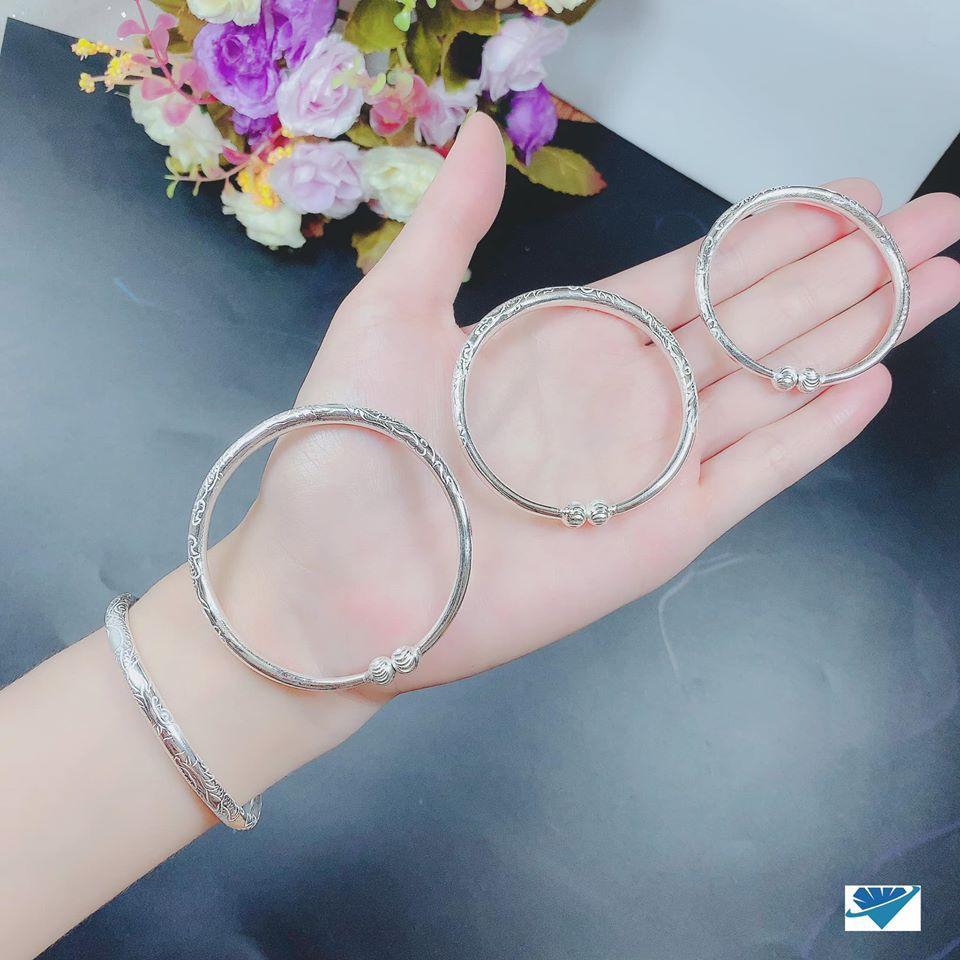 LẮC TAY CỨNG CHẠM KHẮC CHO MẸ VÀ BÉ -