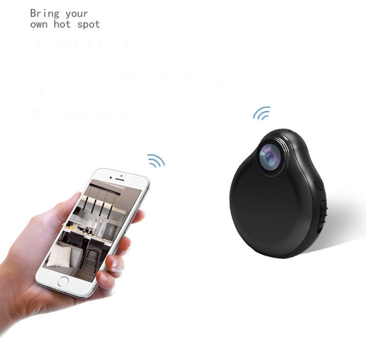 Camera mini H13-1080p wifi hồng ngoại góc rộng kèm thẻ 64Gb