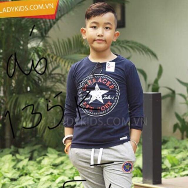 Áo phông dài tay trẻ em,áo thun thu đông bé trai