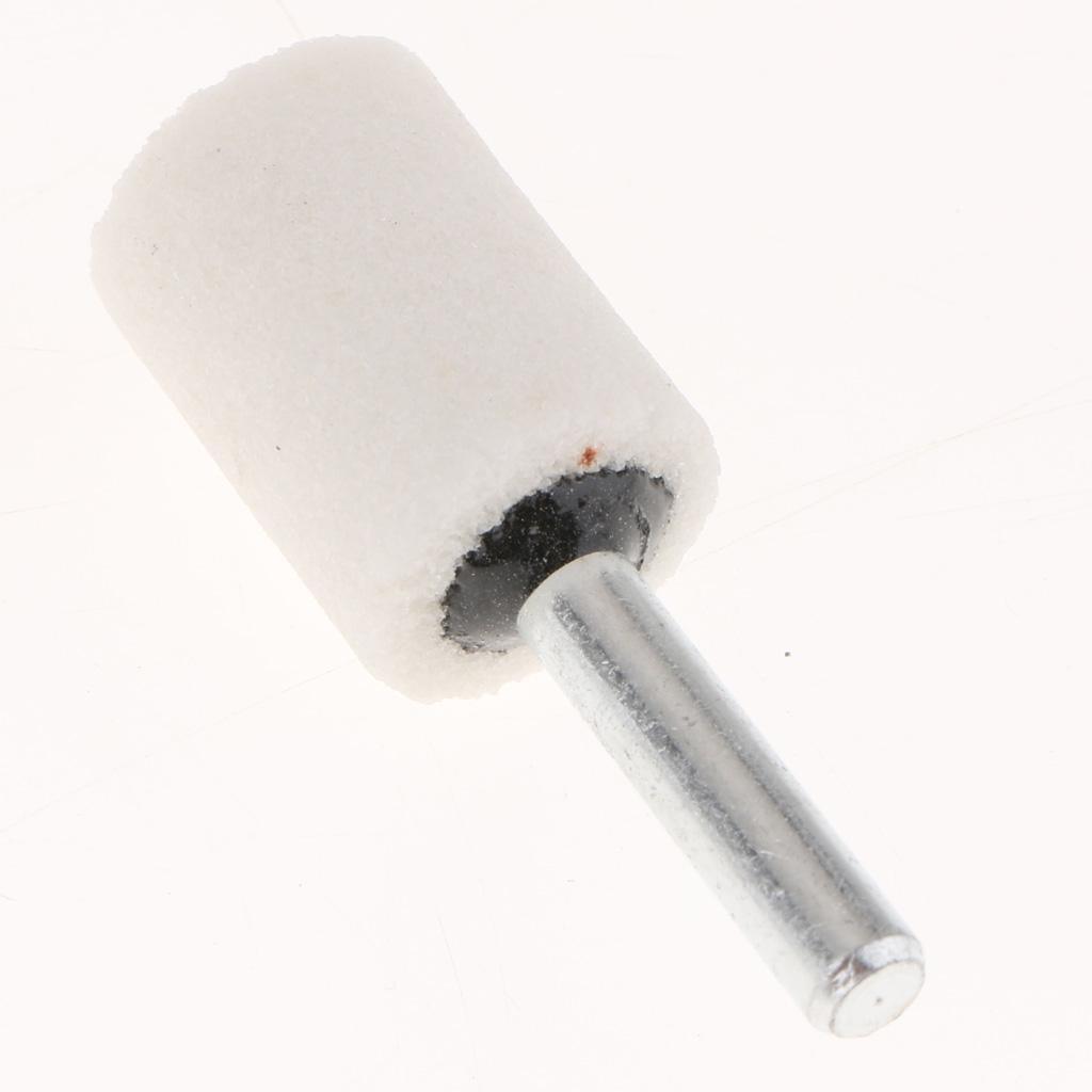 6mm Shank Grinding Head Cylinder Bit Fits Metal Glass Polishing 10pc/set