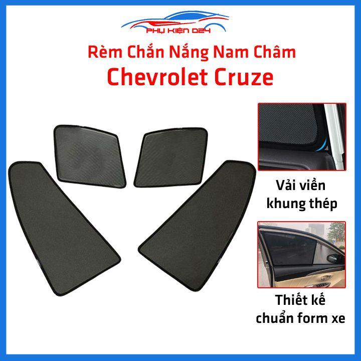 Hình ảnh Bộ 4 rèm chắn nắng nam châm Cruze khung cố định chống tia UV