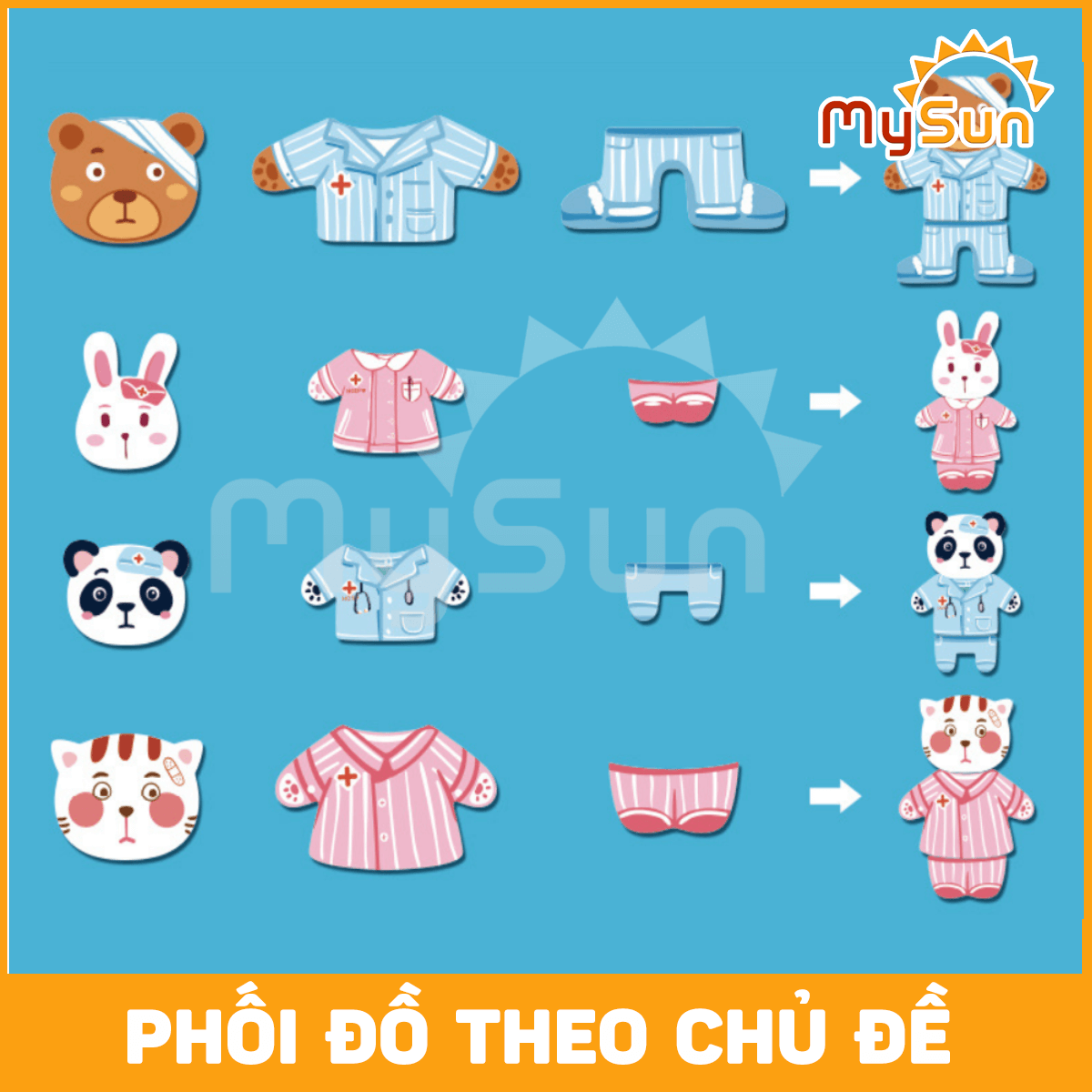 Bộ đồ chơi NAM CHÂM ghép xếp hình phát triển trí tuệ thông minh cho bé 3 4 5 6 tuổi MySun