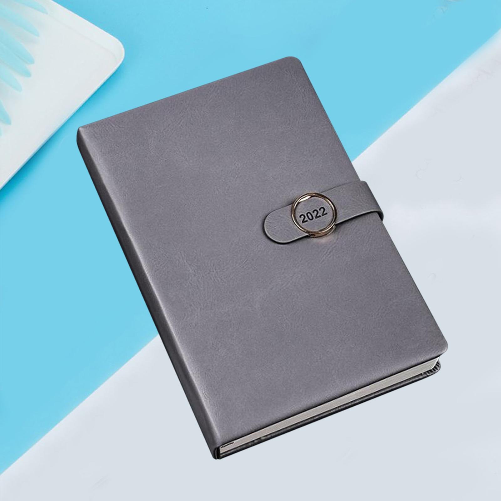 Business A5 Notebook, Loose Leaf PU Leather Cover Journal Notepad Notebook, 200 Sheets Paper Gifts