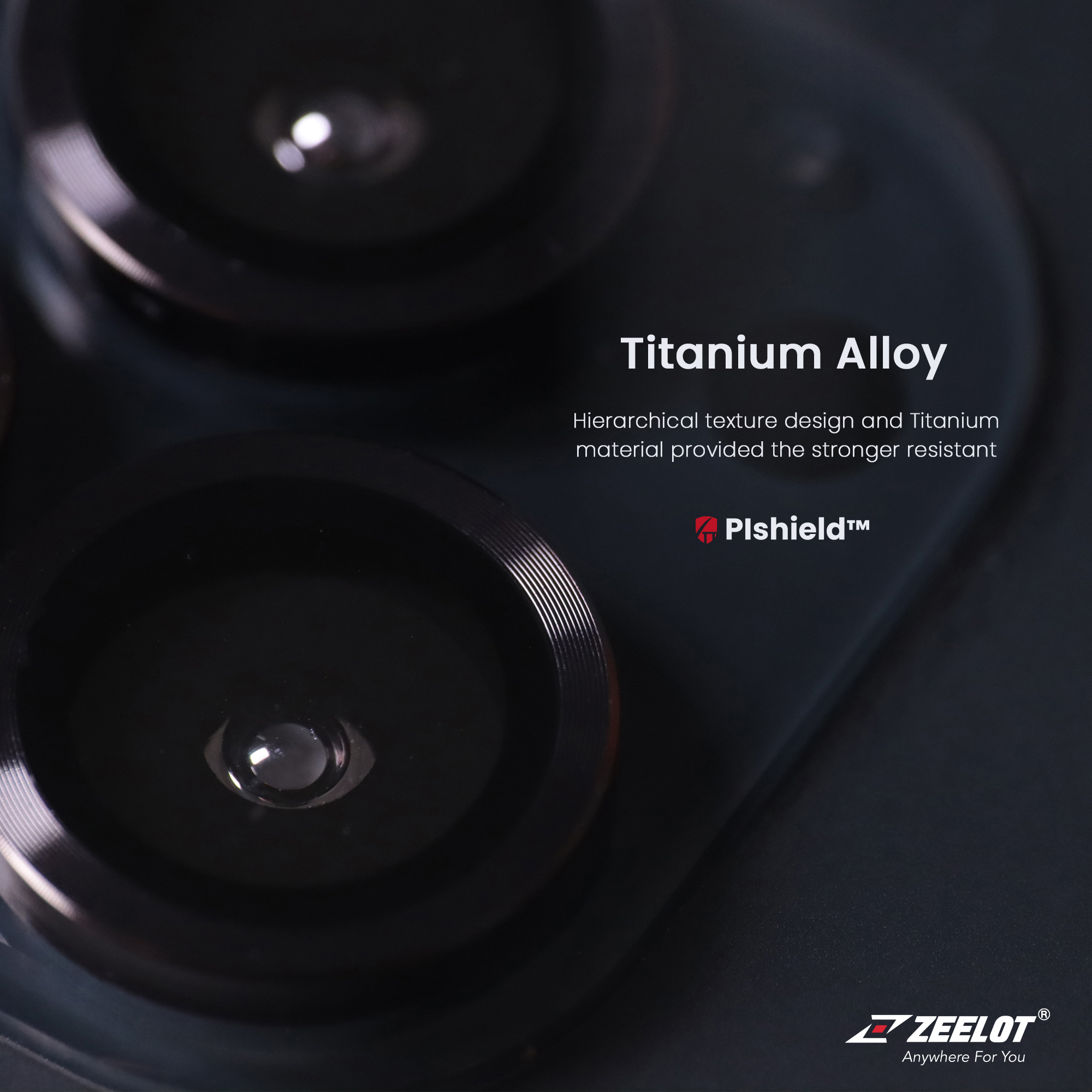 Kính Cường Lực Camera Lens Zeelot Titanium Plshield Dành Cho iPhone 13 / 13 Mini_ Hàng Chính Hãng
