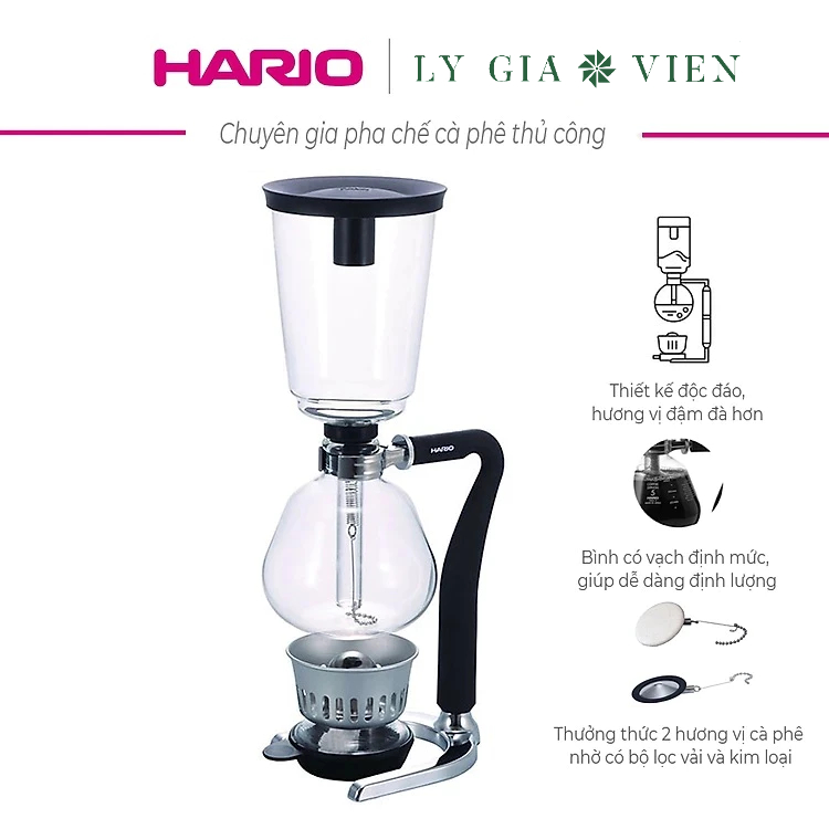 Bình Pha Cà Phê Siphon Hario Coffee Syphon Next, NXA-5