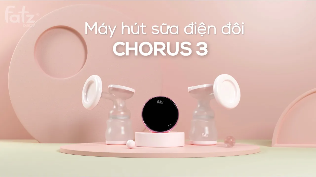 MÁY HÚT SỮA ĐIỆN ĐÔI CÓ PIN SẠC FATZ BABY CHORUS 3 - FB1183MX