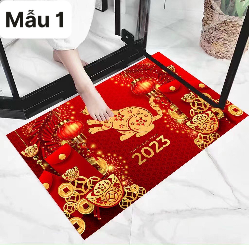 Thảm Tết 2023 Loại 1 , Thảm Lau Chùi Chân Xả Kho TP HCM