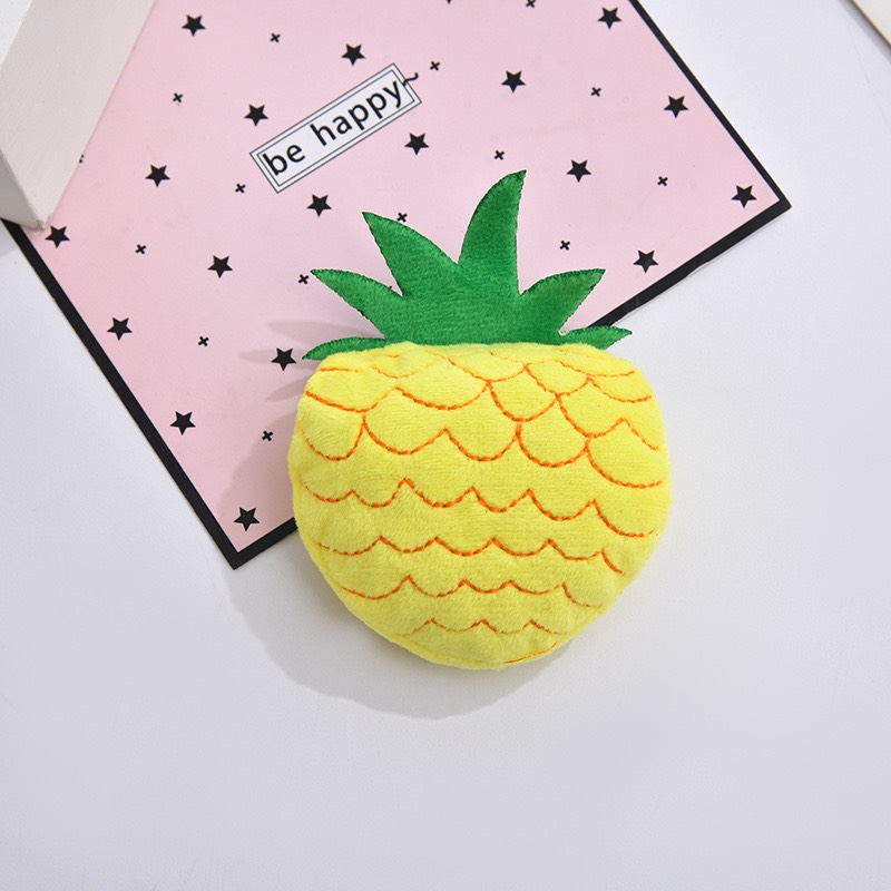 Gấu bông trái cây trang trí, phụ kiện handmade, kẹp tóc, ghim cài loại to 11 đến 15 cm nhiều mẫu