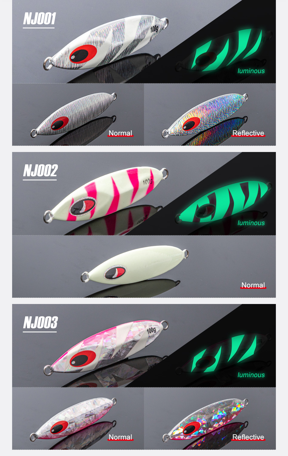 Mồi Jigging lure  Noeby 1005N (màu ngẫu nhiên)