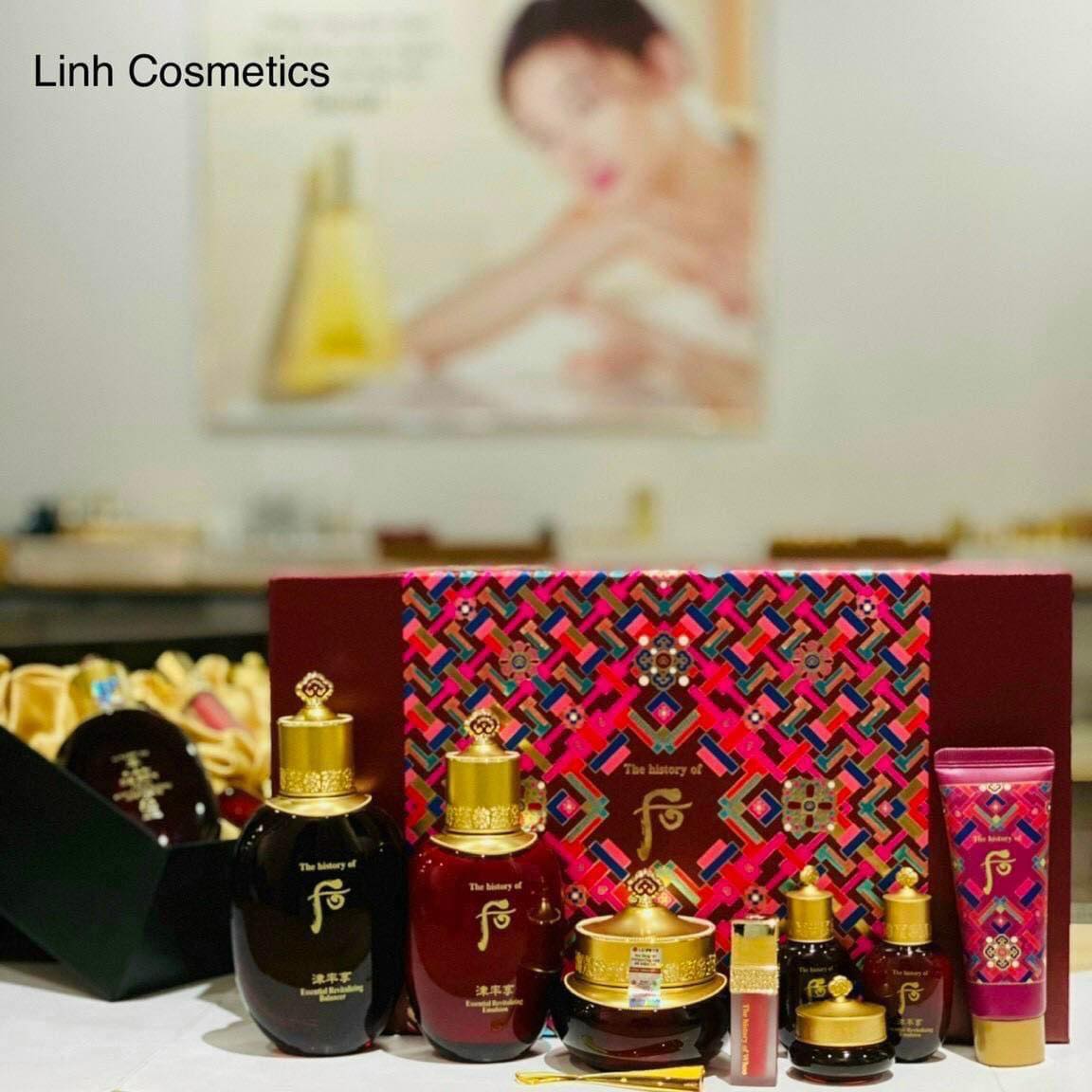 Bộ Dưỡng Bổ Sung Tân Dịch Cho Làn Da Lão Hóa Whoo Jinyulhyang Special Set 8sp