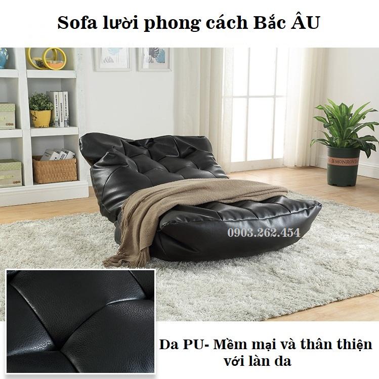 Ghế lười hạt xốp phong cách Bắc Âu, nhẹ nhàng, êm ái, dễ di chuyển, đặc biệt thích hợp cho người bị bệnh xương khớp