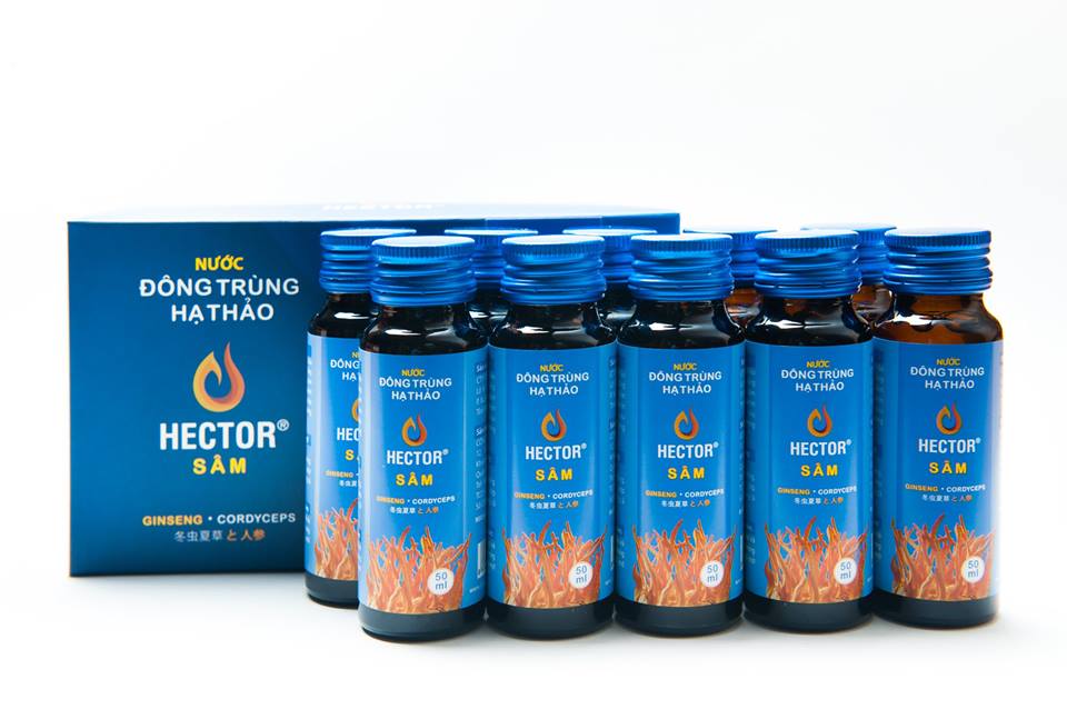 Nước uống Đông trùng hạ thảo Hector Sâm ( hộp 500ml) - 2 hộp