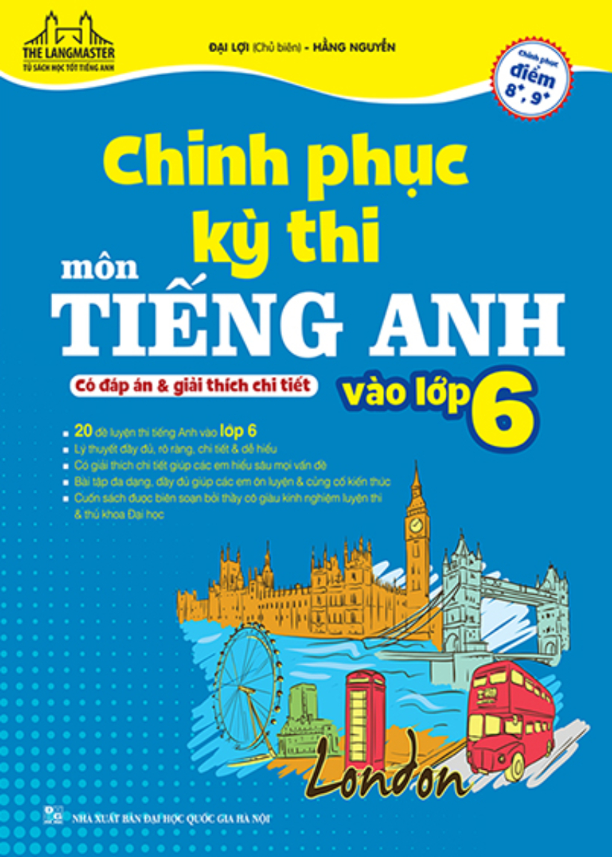 Chinh Phục Kỳ Thi Môn Tiếng Anh Vào Lớp 6  _MT