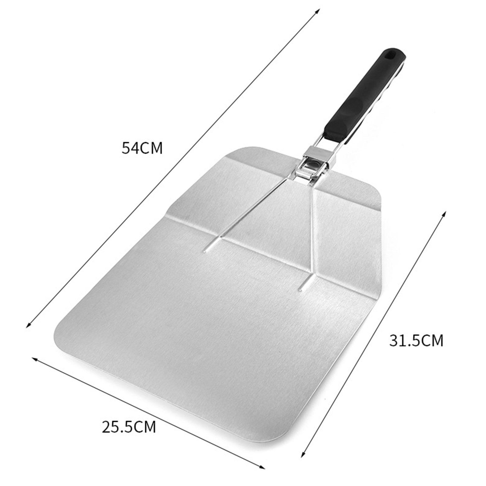 Thìa xúc bán pizza với lưỡi chống dính bằng thép không gỉ tay cầm có khóa và tay cầm bằng cao su