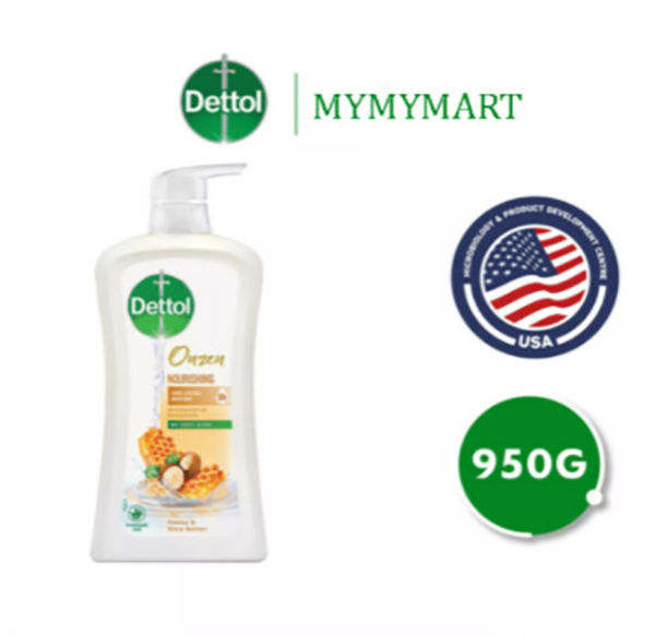 Sữa Tắm Dettol Diệt Khuẩn Bơ Hạt Mỡ và Mật Ong 950G