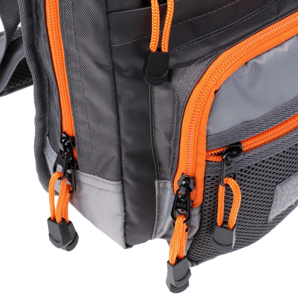 Sports Shoulder Bag Fishing Tackle Bag Crossbody Messenger Sling Bags