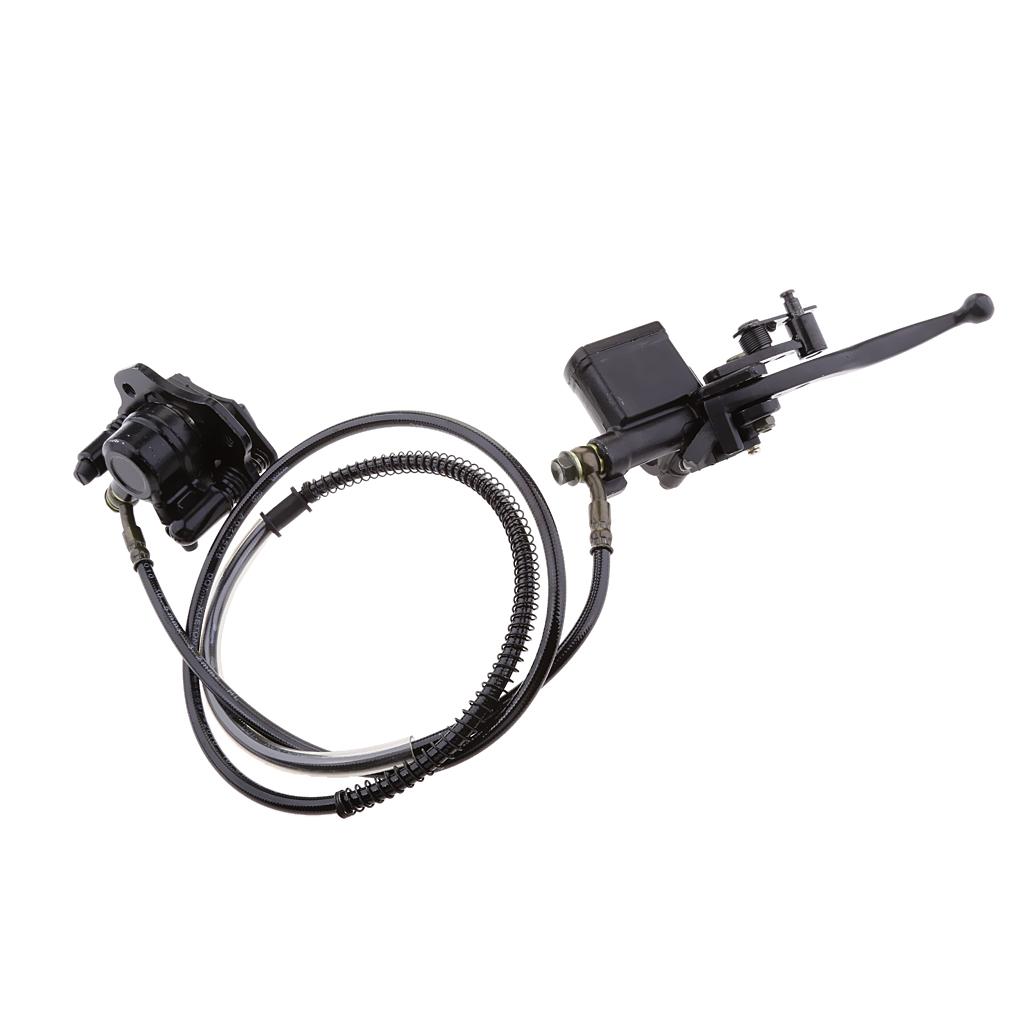 Hydraulic Rear Disc Brake Caliper System + Pad for 110cc 125cc Dirt Bike ATV