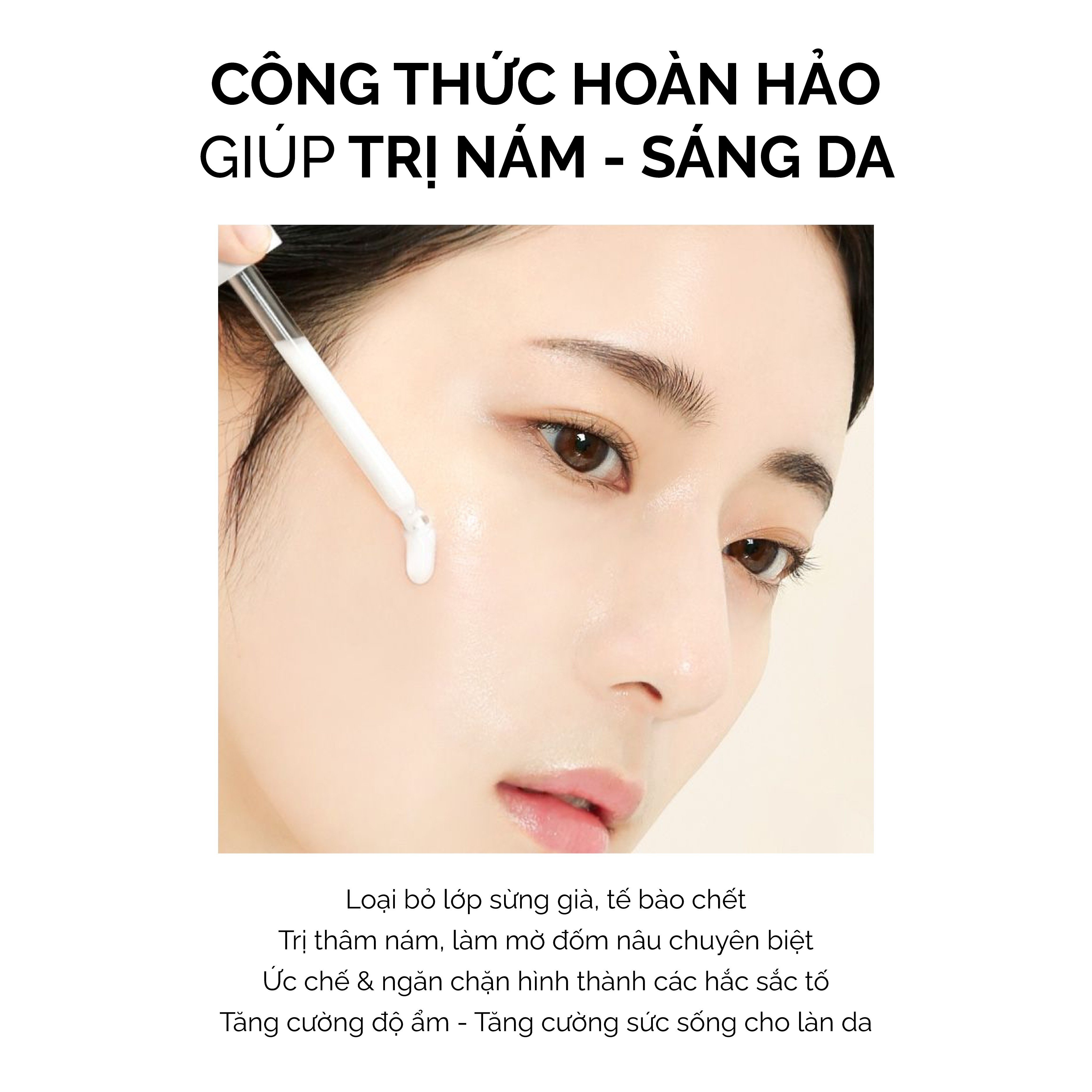 Serum peel da Red Peel WHITE So Natural ức chế mờ nám hiệu quả